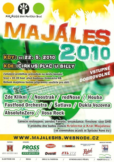 Program MAJÁLESU 2010