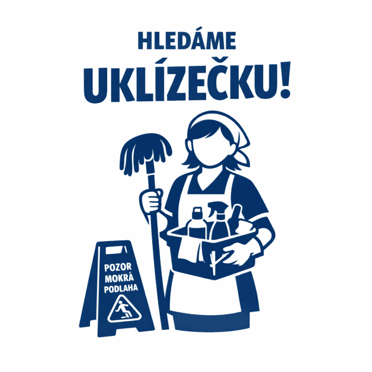 Hledáme uklízečku